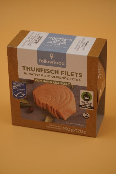 Thunfisch Filets in nativem Olivenöl 160g