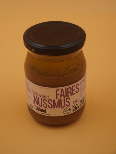 Faires Mandel -Nussmus fairfood 250g im Pfandglas