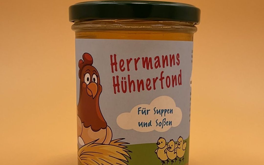 Hühnerfond Bauernhof Herrmann 400ml im Pfandglas